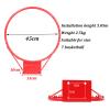 Basketball Rim Wall-Mounted Basketball Hoop Set, 45cm Heavy Steel Basketball Board, Easy to Install (Color : Style1) view 3