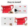 Basketball Rim Wall-Mounted Basketball Hoop Set, 45cm Heavy Steel Basketball Board, Easy to Install (Color : Style1) view 4