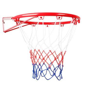 Basketball Rim Wall-Mounted Basketball Hoop Children, Teenagers Hanging Steel Frame with Indoor and Outdoor Basketball Board