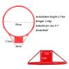 Basketball Rim Wall-Mounted Basketball Hoop Children, Teenagers Hanging Steel Frame with Indoor and Outdoor Basketball Board view 4