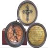 Baptism Gift Engraved Cross and Be Strong and Courageous, Jeremiah 29:11 Confirmation Gift Ideas, Uplifting | Heavenly Gift of Faith. The Perfect Baptism Gift, Missionary, Birthday (Proverbs 3: 5-6) view 1