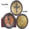 Baptism Gift Engraved Cross and Be Strong and Courageous, Jeremiah 29:11 Confirmation Gift Ideas, Uplifting | Heavenly Gift of Faith. The Perfect Baptism Gift, Missionary, Birthday (Proverbs 3: 5-6) view 4
