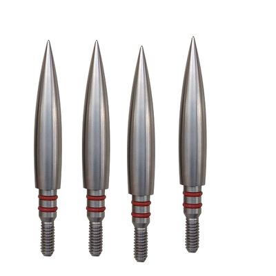 Aklisdlha Field Points arrowheads 100/125/150/200/300 Grains Archery Field Points,Stainless Steel Screw in Archery Field Tips and Broadheads (1 Dozen 12 PCS) (9/32-200 Grains)