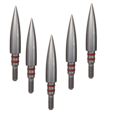 Aklisdlha Field Points arrowheads 100/125/150/200/300 Grains Archery Field Points,Stainless Steel Screw in Archery Field Tips and Broadheads (1 Dozen 12 PCS) (19/64-150 Grains)