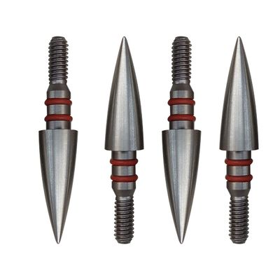 Aklisdlha Field Points arrowheads 100/125/150/200/300 Grains Archery Field Points,Stainless Steel Screw in Archery Field Tips and Broadheads (1 Dozen 12 PCS) (5/16-100 Grains)