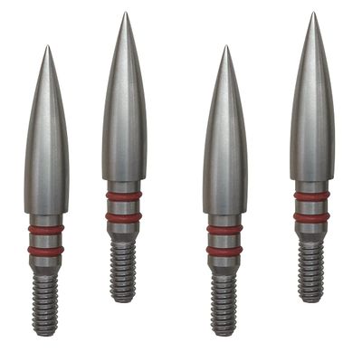 Aklisdlha Field Points arrowheads 100/125/150/200/300 Grains Archery Field Points,Stainless Steel Screw in Archery Field Tips and Broadheads (1 Dozen 12 PCS)(17/64-100 Grains)