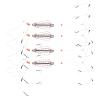 Fishing Bait Trap, Portable Copper Spring 4PCS Bait Cage Lure Feeder with Hooks for Freshwater Saltwater Ice Fishing Beginners Professionals view 1