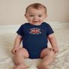 Wes and Willy Baby College Team 3 Pack of Cotton Rompers(Auburn, 6 Month) view 2
