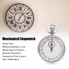 Eboxer Mechanical Stopwatch, Stainless Steel Stopwatch Timer Sports Chronograph Running Timer Handheld Sports Chronograph for Sports Referee Count Timer view 2