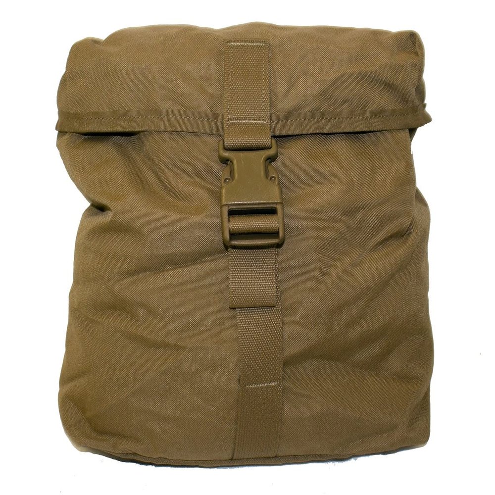 New Genuine Military Issue ILBE Sustainment Pouch, Utility Pouch, Tactical Bags, Coyote Brown Made in USA