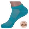 10-Pairs Women's Blue Low Cut Socks, Cotton & Pearl-Fiber Ankle Socks, Breathable, Moisture-Wicking, Soft, Decrease Odor Sock view 2