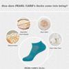 10-Pairs Women's Blue Low Cut Socks, Cotton & Pearl-Fiber Ankle Socks, Breathable, Moisture-Wicking, Soft, Decrease Odor Sock view 3