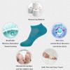 10-Pairs Women's Blue Low Cut Socks, Cotton & Pearl-Fiber Ankle Socks, Breathable, Moisture-Wicking, Soft, Decrease Odor Sock view 4