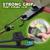 JUUCWOUT Strong Grip Tent Fixing Clip, Fixed Outdoor Tent Clip, Reusable heavy duty linoleum clip view 2