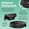 Retrospec Luna Exercise Ball, Base & Pump / Ball & Pump with Anti-Burst Material - Fitness Gym Swiss Ball - Perfect for Balance, Stability, Yoga, Pilates, Pregnancy & Birthing view 4