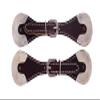 Showman Youth Argentina Cow Leather Spur Straps w/Rawhide Overlay Ends (Burgundy) view 2