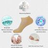10-Pairs Women's Yellow Low Cut Socks, Cotton & Pearl-Fiber, Breathable, Moisture-Wicking, Soft, Decrease Odor Ankle Socks view 4