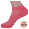 10-Pairs Women's Pink Low Cut Socks, Cotton & Pearl-Fiber Ankle Socks, Breathable, Moisture-Wicking, Soft, Decrease Odor Sock view 2