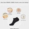 10-Pairs Women's Black Low Cut Socks, Cotton & Pearl-Fiber Ankle Socks, Breathable, Moisture-Wicking, Soft, Decrease Odor Sock view 3
