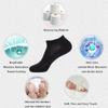 10-Pairs Women's Black Low Cut Socks, Cotton & Pearl-Fiber Ankle Socks, Breathable, Moisture-Wicking, Soft, Decrease Odor Sock view 4