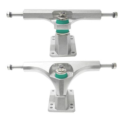FEBRONG Skateboard Accessories Land Surfboard Bracket Big Fishboard Bridge Steering Axle Long Board Surfboard-Silver