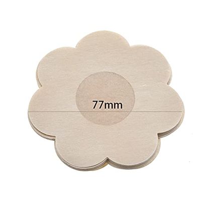 10pair Disposable Nipple Covers Non Woven Adhesive No Show Breast Petal Pasties (Quincunx)