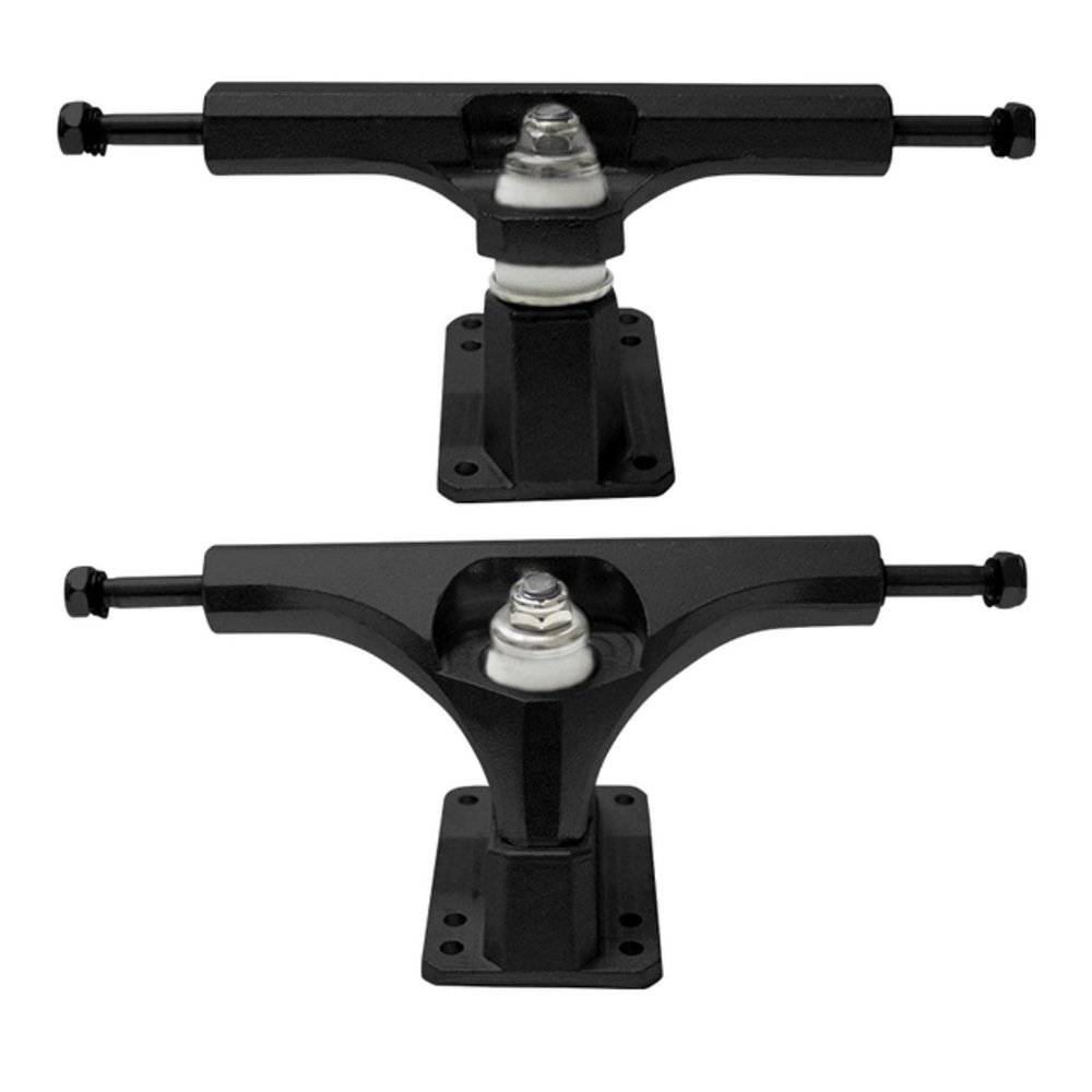 FEBRONG Skateboard Accessories Land Surfboard Bracket Big Fishboard Bridge Steering Axle Long Board Surfboard-Black