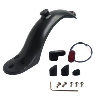 FEBRONG Skateboard Accessories Scooter Rear Mudguard Bracket Electric Scooter Mud Fender Guard-Black