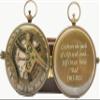 Engraved Sundial Compass with Leather case - Traveler Gift - Inspirational Gift - Adventurer Gift - Wedding Gift - Baptism Gift - (Personalized) view 1