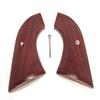 Rosewood Checkered Ruger New Vaquero Grips view 1