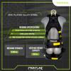 Frontline 350TWQC Patriot Construction Harness with Airflo and Quick Connect Buckles - Made in USA (XL, Patriot Tower Climbing Harness) view 4