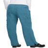 KOI Basics Women's Holly Scrub Pants (Heather Caribbean Blue, 3X-Large Petite) view 2