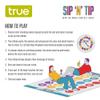 True Sip N Tip Party Game, Board Game for 2 to 4 Players, Drinking Game, Includes Mat and Spinner view 3