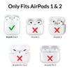 AudioSpice Collegiate Texas Tech Red Raiders Silicone Cover for Apple AirPods (1st and 2nd Generation) Charging Case with Carabiner view 2