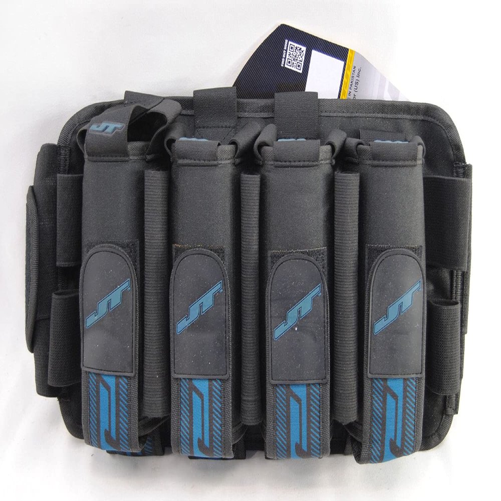 JT Paintball & NXe FX Professional Level Paintball HarnessPod Pack (Ocean Blue)