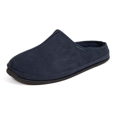 Deer Stags Men's Wherever Microsuede Slipper, Midnight Black, 9