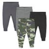 Gerber Baby Boys 4-Pack Sweatpants, Camo/Gray, Newborn US view 1