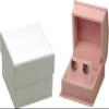 The Jewellery Pak Pink Color Luxury Velvet Stud Earring Gift Box...Comes with an Extra White Packer Box(Jewelry Not Included) view 1