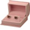 The Jewellery Pak Pink Color Luxury Velvet Stud Earring Gift Box...Comes with an Extra White Packer Box(Jewelry Not Included) view 3