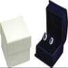Navy Blue Color Luxury Velvet Multiple Use Earring Necklace Pendant Jewelry Gift Box for Wedding, Birthday, Valentine' Day, Mother's Day, Christmas...Comes with an Extra Individual White Packer Box view 1