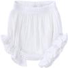 Unisex Baby Girls Boys 3 Pack Shorts Cotton Linen Blend Ruffle Bloomer Cute Loose Harem PP Shorts Pants Outfit view 4