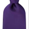KissTies Boys Tie Royal Purple Satin Solid Necktie Teens Ties + Gift Box view 2