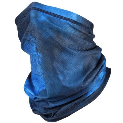 Cool Neck Gaiter Face Mask Bandana for Men Women Balaclava Face Cover Summer Scarf (Blue)