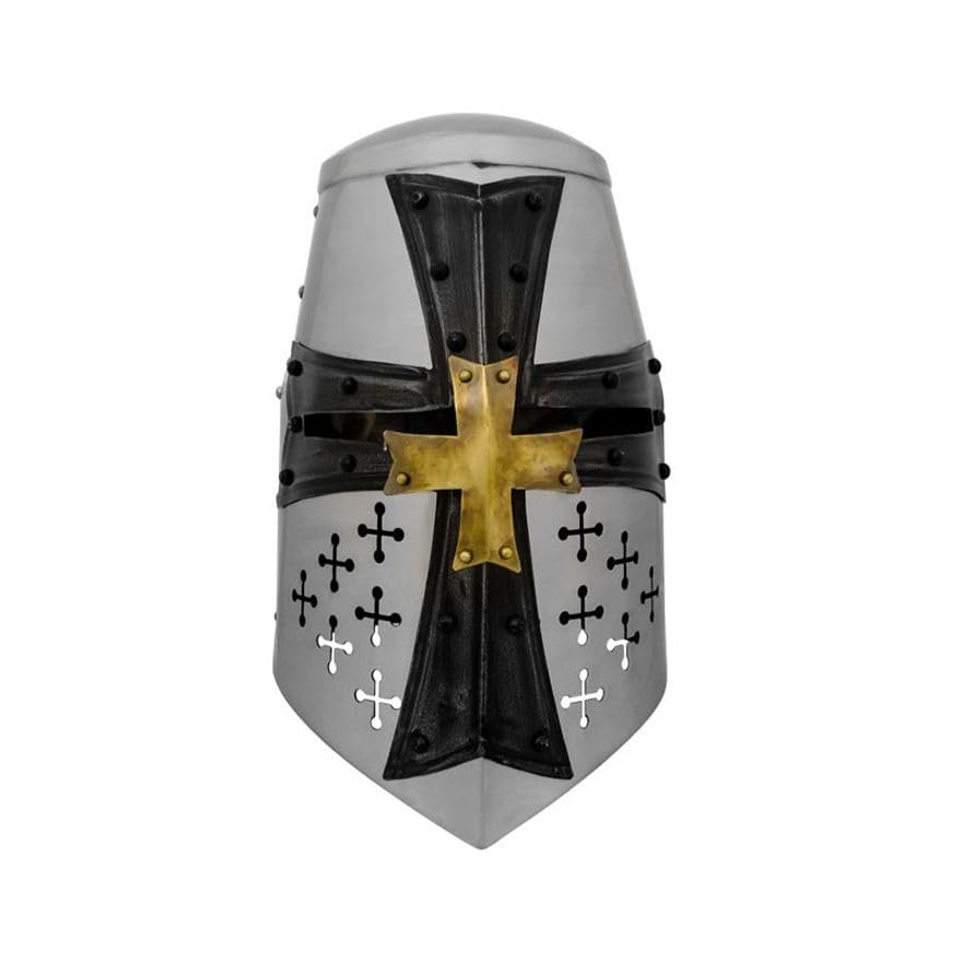 REDSKY TRADER The Unique Jerusalem Knight Helmet The Limited Edition Medieval Antique Knight Limited Templar Edition Helmet crusader helmet