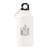 VinMea Funny Stainless Steel Sports Water Bottle Wish Insulated Sports Water Bottle with Carabiner Clip, 20 Oz, White view 1