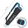 EOUS Archery Arrow Holder for Youth Kid Childrens Arrow Quiver Bags for Arrows Kids,Back and Hip Side Quiver,BLUE with BLACK view 3