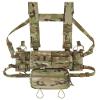 KRYDEX Micro Chest Rig with 5.56/7.62 Magazine Holder,Wing Pouches,Dangler Pouch,Fat Strap Shoulder Harness Set (MC) view 1