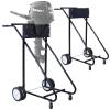 Amebee Boat Engine Outboard Motor Cart Dolly Stand for Installation Carrier Storage Cart Rack Maintenance Boat Outboard Motor Engine Stand Load Bearing 315lbs Black (4 Wheel Cart 315lb) view 1