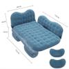 MTFZD Double-Sided Inflatable Back Seat Cushion Portable Car Air Bed SUV Air Mattress Camping Beds with Air Pump for Kids Teens & Adults Outdoor Hiking Traveling (Color : Navy) view 2