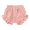 EISHOW Unisex Baby Girls Boys 3 Pack Shorts Cotton Linen Blend Ruffle Bloomer Cute Loose Harem PP Shorts Pants Outfit view 3